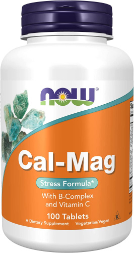 Cal-Mag Stress Formula with B-Complex and Vitamin C 100 таблеток (NOW)