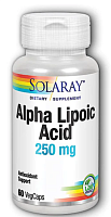 Alpha Lipoic Acid (Альфа-липоевая кислота) 250 мг 60 вег капсул (Solaray)