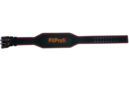 Ремень кожаный 3-х слойный атлетический 15 см (Pitprofi)