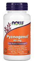 Pycnogenol (Пикногенол) 60 мг 50 вег капсул (NOW)