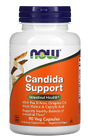 Candida Support (здоровый баланс кишечной флоры) 90 вег капсул (NOW)