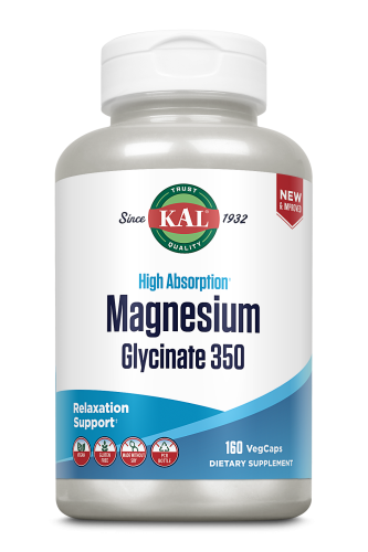 Magnesium Glycinate (Глицинат Магния) 350 160 капсул (KAL)