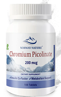 Chromium Picolinat 200 мкг 100 таблеток (Norway Nature)