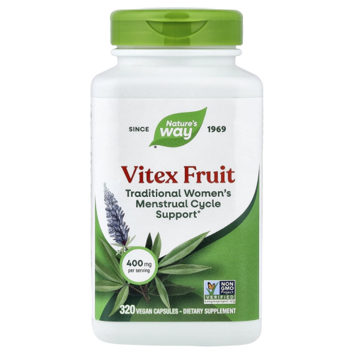 Vitex Fruit (Плоды витекса) 400 мг 320 капсул (Nature's Way)