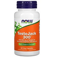 TestoJack 300, 300 мг 60 вегетарианских капсул (NOW)