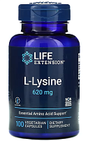 L-Lysine 620 мг 100 капсул (Life Extension)