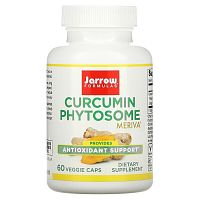 Curcumin Phytosome (фитосомы куркумина) 500 мг 60 вегетарианских капсул (Jarrow Formulas)