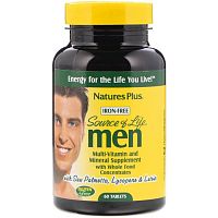 Source of Life MEN (Мультивитаминная и минеральная добавка для мужчин) 60 таблеток (NaturesPlus)