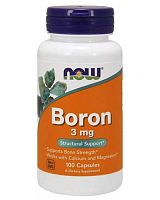 Boron 3 мг 100 капс (NOW)