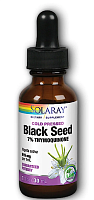 Black Seed Oil 7% Thymoquinone (Масло черного тмина 7 % тимохинона) 30 мл (Solaray)