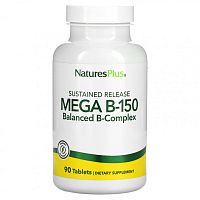 Mega B-150 Complex Sustained Release 90 таблеток (NaturesPlus)