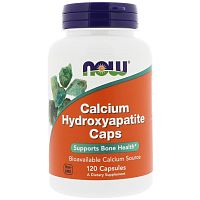 Calcium Hydroxyapatite (Кальций гидроксиапатит) 120 капсул (NOW)