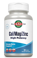 Cal/Mag/Zinc (Кальций/магний/цинк) 100 таблеток (KAL)
