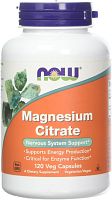 Magnesium Citrate (Цитрат Магния) 120 вег капсул (NOW)