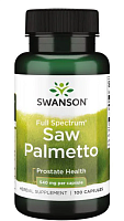 Full Spectrum Saw Palmetto (Сереноа пальметто полный спектр) 540 мг 100 капсул (Swanson)