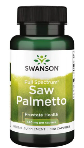Full Spectrum Saw Palmetto (Сереноа пальметто полный спектр) 540 мг 100 капсул (Swanson)