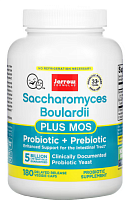 Saccharomyces Boulardii Plus MOS (сахаромицеты Буларди) 5 млрд 180 вегетарианских капсул с отсроченным высвобождением (Jarrow Formulas)