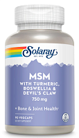МСМ 750 мг 90 вег. капсул (Solaray)