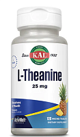 L-Theanine ActivMelt (L-теанин) 25 мг ананас 120 сублингвальных таблеток (KAL)