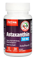 Astaxanthin (Астаксантин) 12 мг 30 мягких таблеток (Jarrow Formulas)