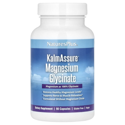 KalmAssure Magnesium Glycinate (глицинат магния) 90 капсул (NaturesPlus)
