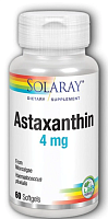 Astaxanthin (Астаксантин) 4 мг 60 гелевых капсул (Solaray)