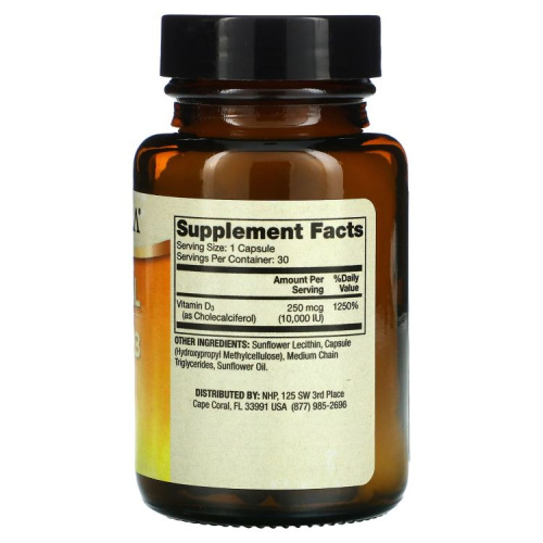 Liposomal Vitamin D3 (липосомальный витамин D3) 10000 МЕ 30 капсул (Dr. Mercola) фото 2