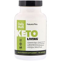 KetoLiving ежедневные мультивитамины 90 капсул (Natures Plus)