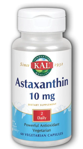 Astaxanthin (Астаксантин) 10 мг 60 вег капсул (KAL)