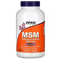 MSM (МСМ метилсульфонилметан) 1000 мг 240 вег капсул (NOW)