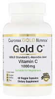 Gold C Vitamin C (Витамин C) 1000 мг 60 капсул (California Gold Nutrition)