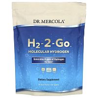 H2-2-Go (молекулярный водород) 30 двойных пакетиков, 60 таблеток (Dr. Mercola)