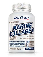 Marine Collagen Peptides + hyaluronic acid + vitamin C (рыбный коллаген с витамином С и гиалуроновой кислотой) 120 таблеток (Be First)