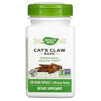 Cat's Claw Bark (кора кошачьего когтя) 485 мг 100 капсул (Nature's Way)