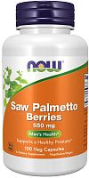 Saw Palmetto (ягоды серенои) 550 мг 100 капсул (NOW)