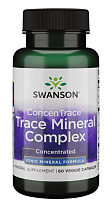 Concentrace Trace Mineral Complex (сбалансированный комплекс полного спектра из 72 микроэлементов) 60 вег капсул (Swanson)
