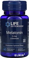 Melatonin 3 мг 60 леденцов (Life Extension)