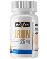 Iron 25 мг 90 капс (Maxler)