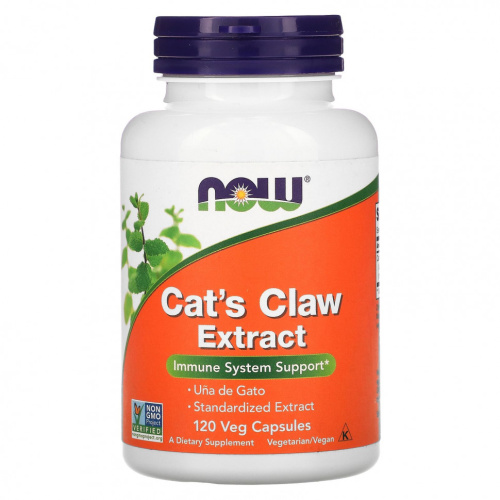 Cat's Claw Extract (экстракт кошачьего когтя) 120 вег капсул (NOW)