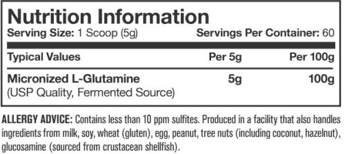 L-Glutamine Core Series 300 гр (Mutant) фото 2