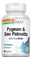 Pygeum & Saw Palmetto с CranActin 90 капсул (Solaray)