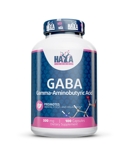 Gaba (ГАМК) 500 мг 100 капсул (Haya Labs)