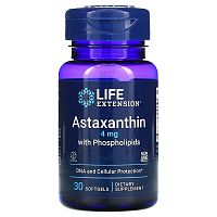 Astaxanthin with Phospholipids 4 мг 30 капсул (Life Extension)