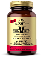 Formula VM-75 (комплексные витамины с микроэлементами в хелатной форме с Железом) 60 табл (Solgar)