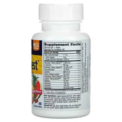 Kids Digest (детские пробиотики) 60 таблеток (Enzymedica) фото 2