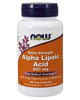 Alpha Lipoic Acid 600 мг 60 капс (NOW)