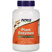 Plant Enzymes (растительные ферменты) 240 вег капсул (NOW)