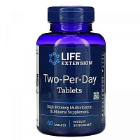 Витамины Two-Per-Day Multivitamin 60 табл (Life Extension)