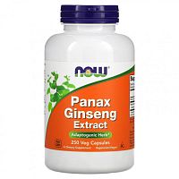 Panax Ginseng Extract (экстракт женьшеня) 250 вег капсул (NOW)