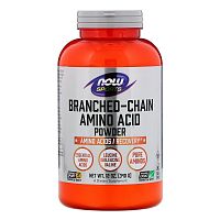 BCAA Branched-Chain Amino Acid Powder, 12 oz 340 грамм (NOW)